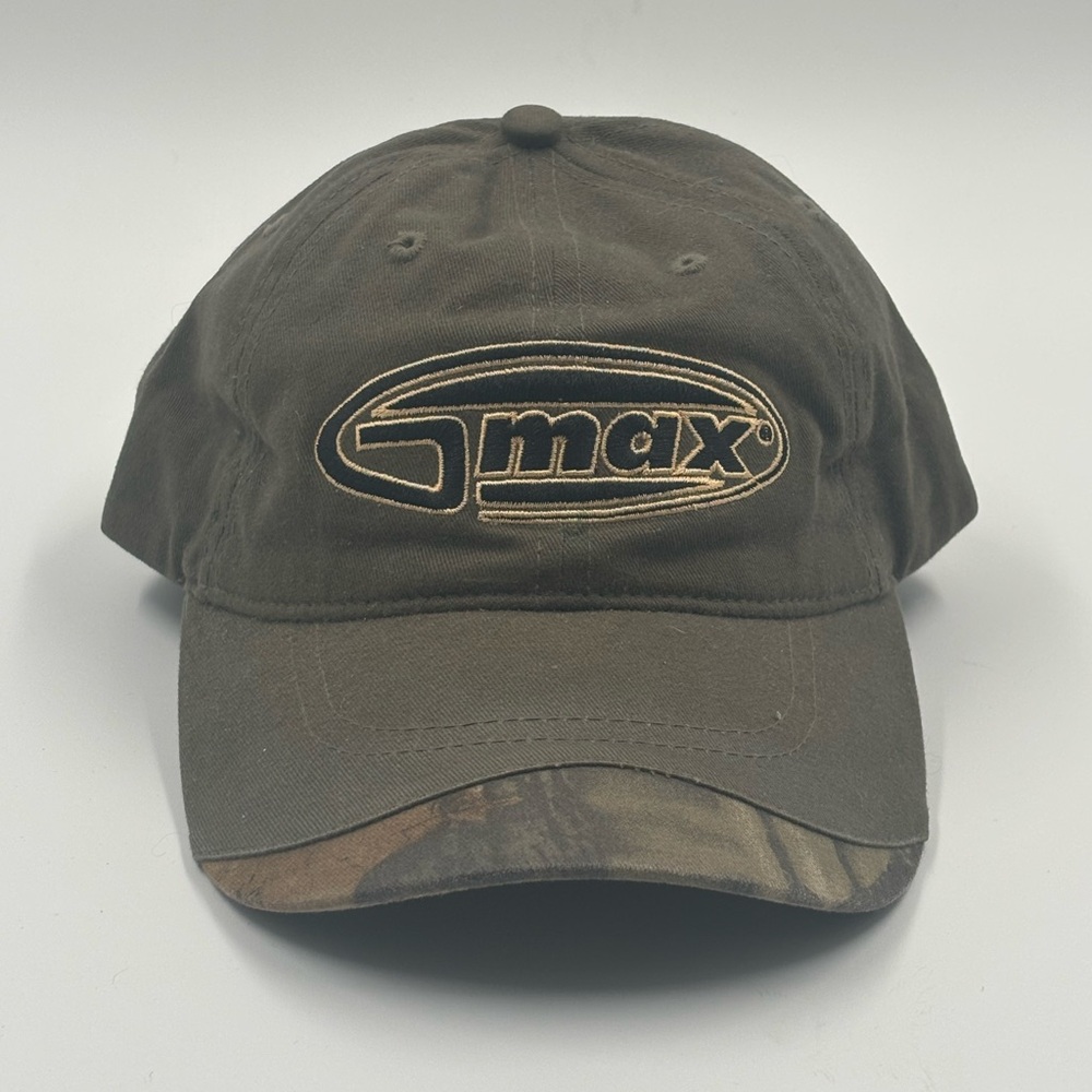 GMAX Marshall Promo Hat - Brown Camo Brim Helmet Graphics Cap